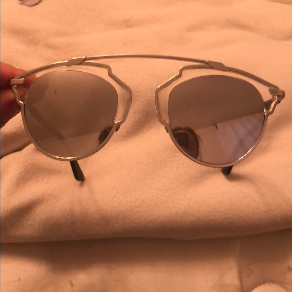 AUTHENTIC Dior silver sunglasses